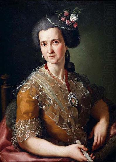 Portrait of Manuela Tolosa y Abylio, the artists wife, unknow artist